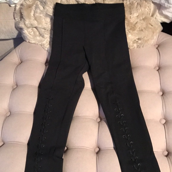 BCBG MAXAZRIA Elin Lace-Up Legging - Picture 3 of 6
